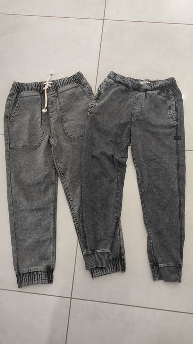 Dżinsy jeansy jogersy Reserved 146 dla chłopca