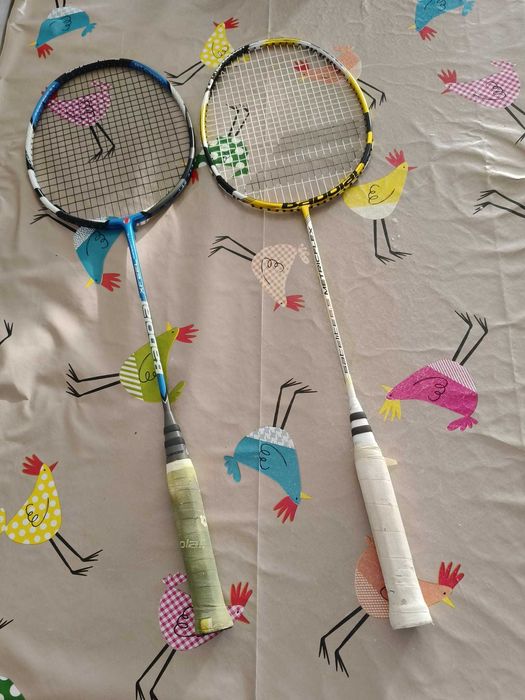 Raquetes Sastelite 6.5 Metricfle e Babolat Xfeel Essential
