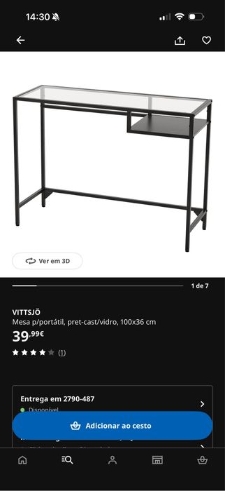 Consola VITTSJÖ do ikea