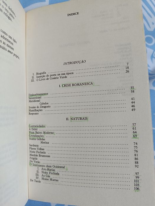 O livro de Cesário Verde