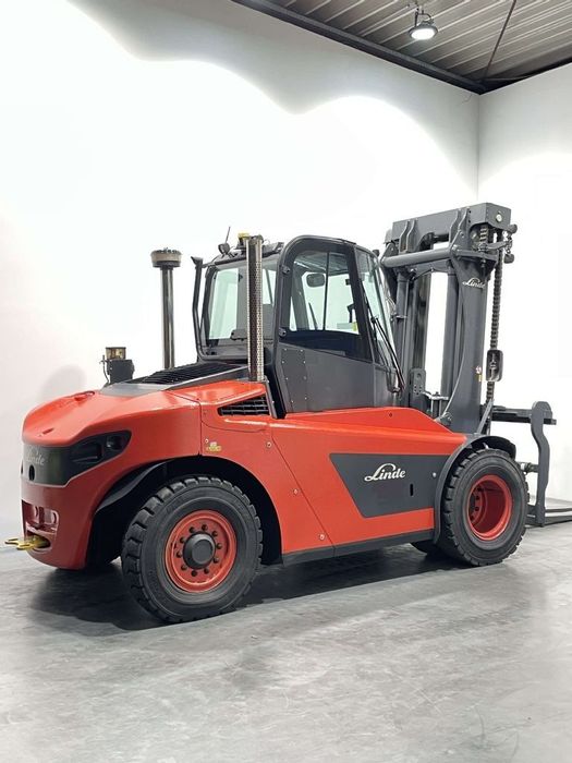 Linde [2012] WÓZEK WIDŁOWY LINDE H120D-1200 DIESEL 12ton/1200  12t na środku 1200mm
