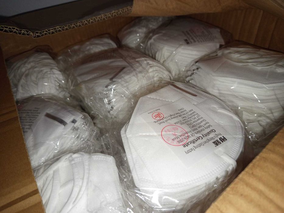 Máscara de Proteção c/Filtro Antiparticulas KN95/FFP2 - 25000 und