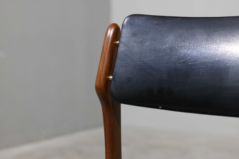 Conjunto de 6 Cadeiras B&J Mobler da década de 60 em teca