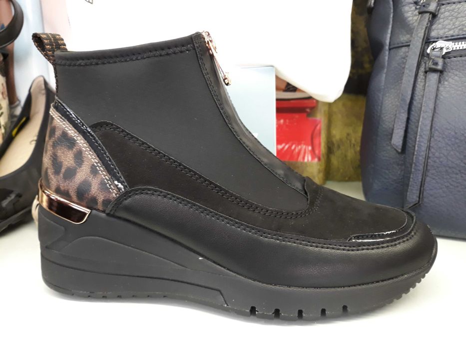 botki markotozzi  czarne na zamek r: 38, 40, 41,