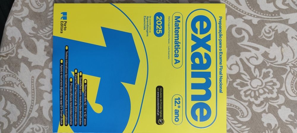 Livro de exame matemática A 12ano 2025