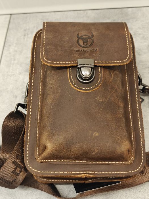 Skórzana saszeta męska