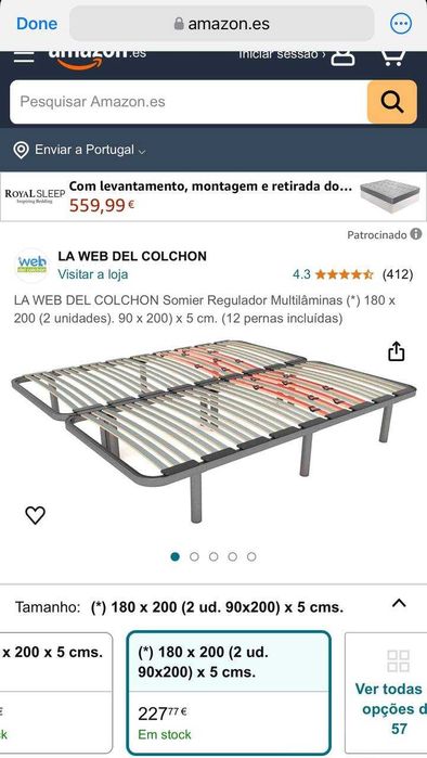 IKEA mattress 180*200 com cama