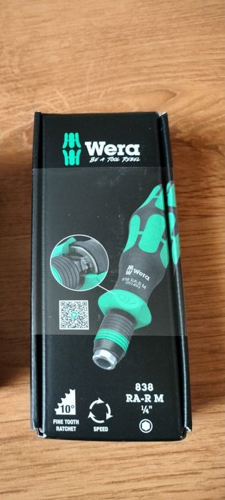 Wera 838 RA-R M Bit Holder Rapidaptor – NEW Ratchet Screwdriver