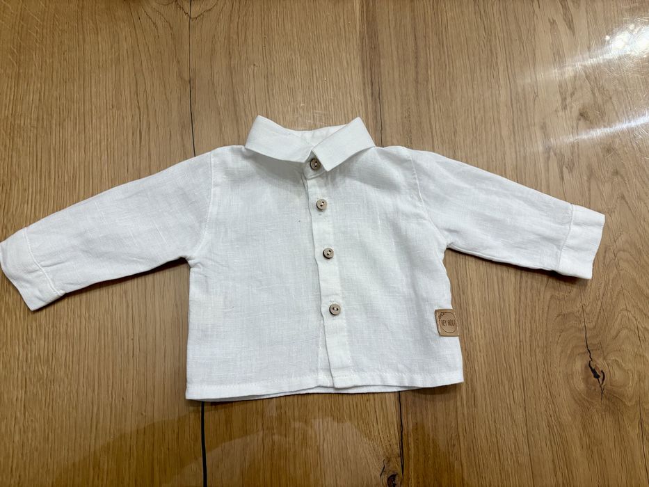 Elegancki komplet wełniany Hey hola 62 ubrano na chrzest