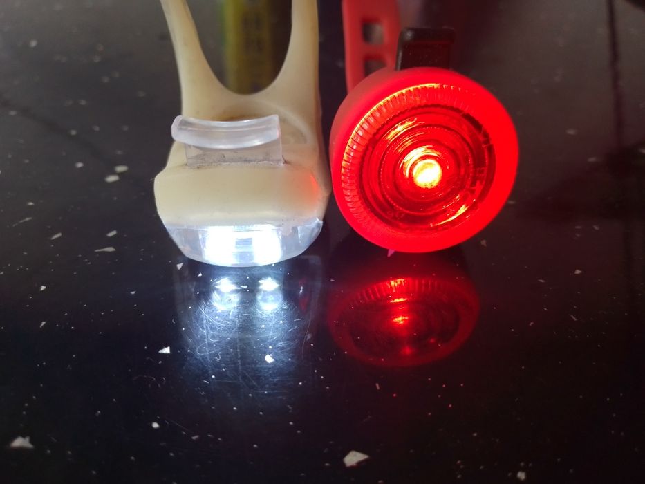 Luzes led bicicleta