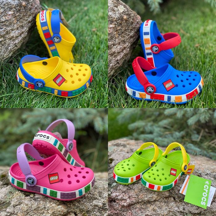 Крокси дитячі crocs lego крокси на хлопчика j1 j2 j3 c13 c12 c11 c10