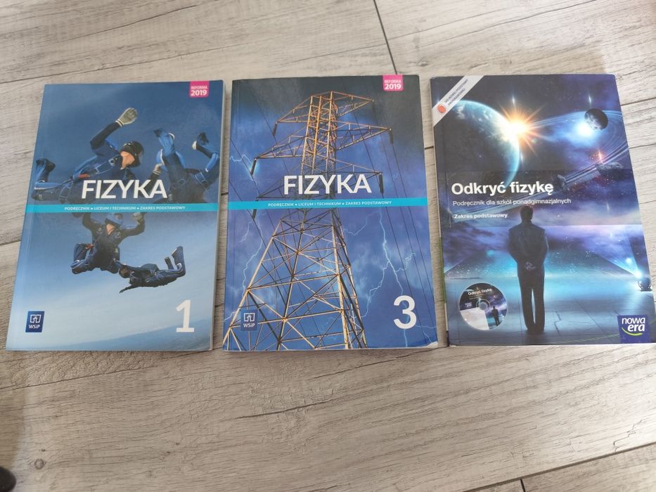 Fizyka 1 , 3 - podręczniki dla szkół ponadpodstawowych