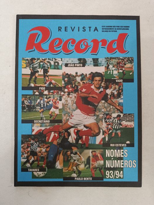 7 Revistas RECORD ( especial ) Anos 90 - Futebol