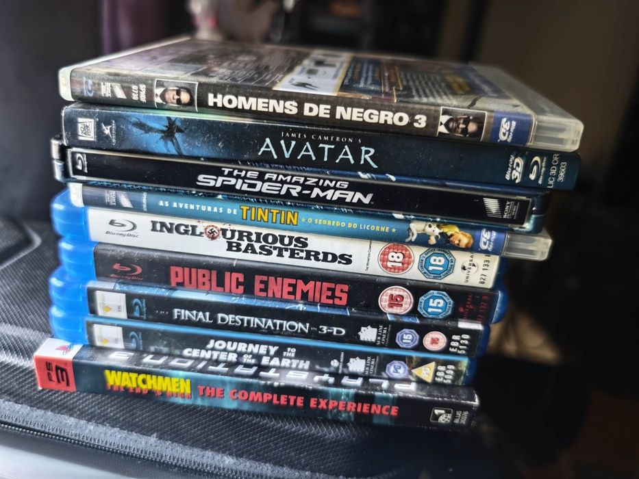 Filmes Blu-Ray e Blu-Ray 3D