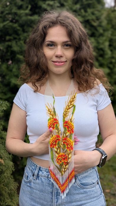 Гердан , силянка з бісеру