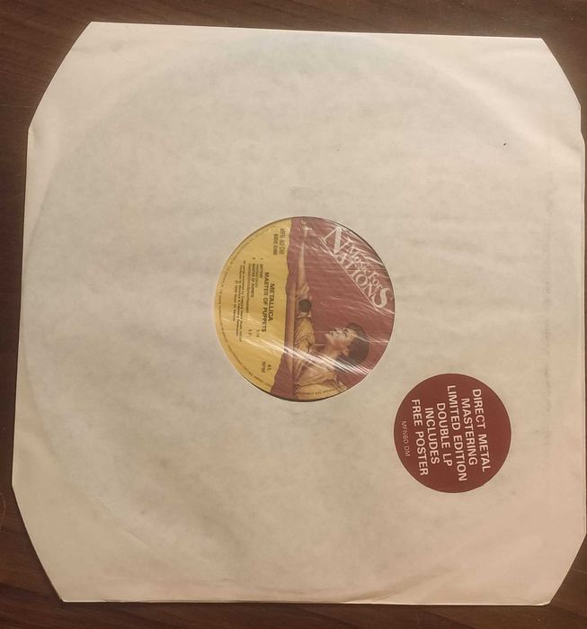 Metallica Master of Puppets Duplo LP 1987 Edição Limitada+