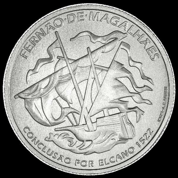 Moeda 7,5 € V Centenário da Viagem de Circum-Navegação de Fernão de Magalhães - Conclusão - 2022