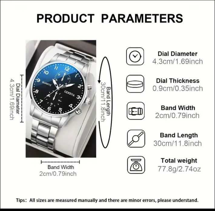 Годинник geneva, чоловічий