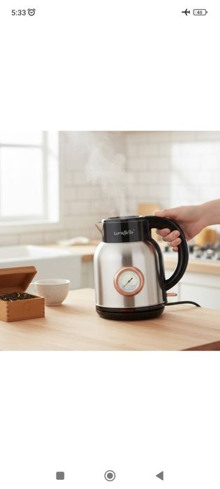 Якість супер, електричні чайники з індикатором температури