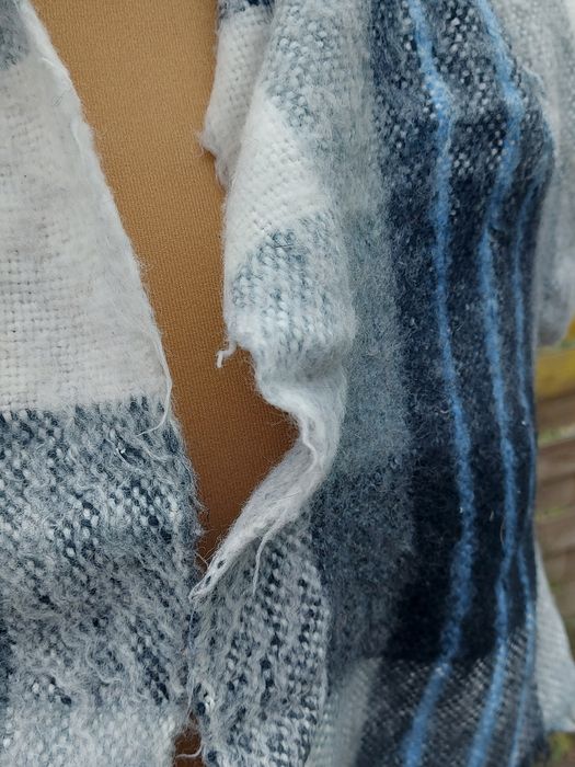 Stary szalik męski z czasów PRL