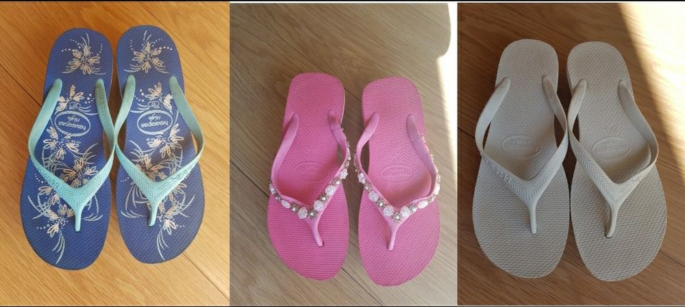 Havaianas de cunha alta n.37