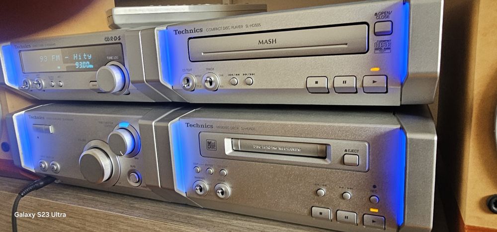 Technics SC-HD505 microzestaw z Mini Disc i pilotem-bdb stan