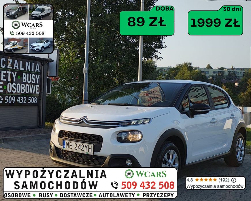 wypożycz auto wypożyczalnia samochodów wynajem samochodu bez kaucji