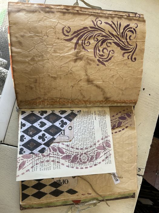 «Алиса в стране чудес» Джанкбук JUNK BOOK ручной работы