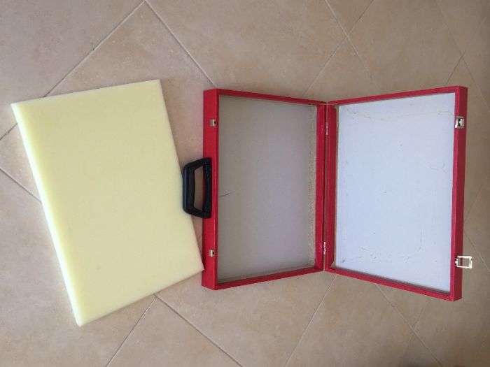 Mala aglomerado de madeira de faqueiro