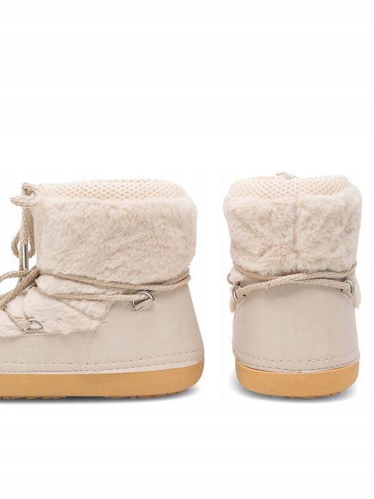 Deezee 40/41 Buty Damskie Śniegowce Seraphine N9038 Beżowe T1344