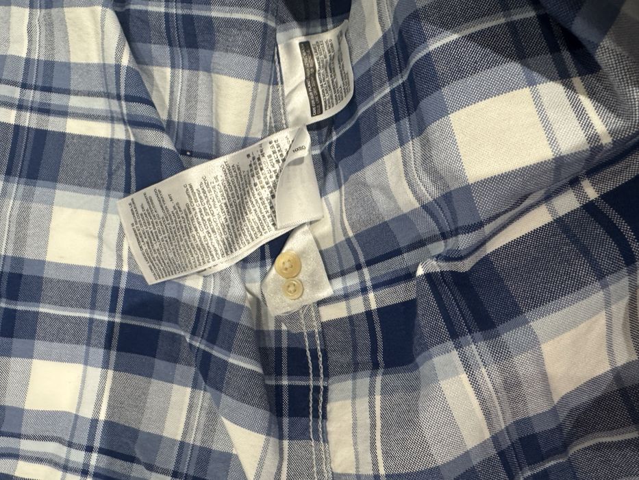 Camisa branca e azul quadrados LEVI’s NOVA Tamanho S NOVA Standard