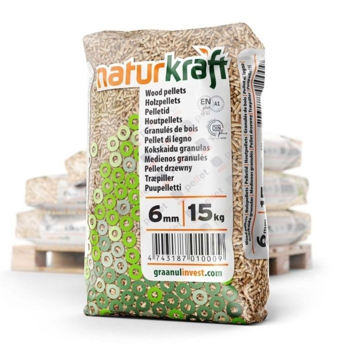 IPellet drzewny Natur Kraft En PLUS A1 DIN PLUS