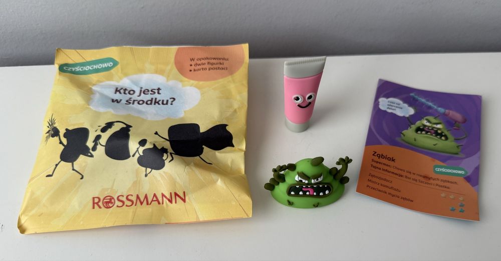 Figurki Rossmann Czyściochowo Pastek i Ząbek