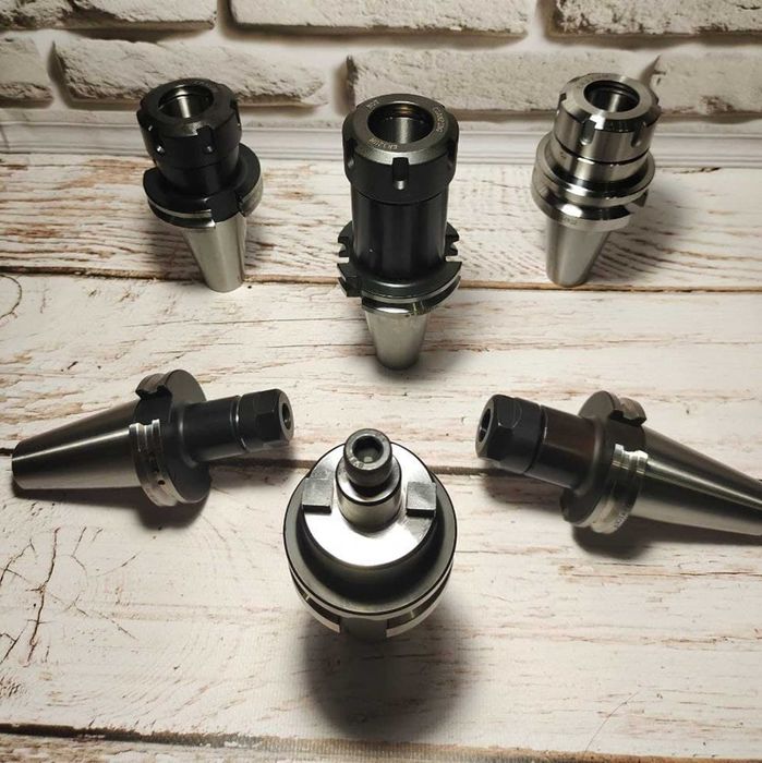 Фрезерная оправка цанговый патрон BT40 SK40 под er11 ER16 ER25 ER32 iso40 исо40 фрезерный патрон