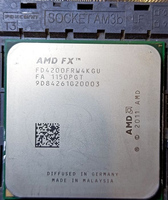 Материнська плата MSI 970A-G43 Socket AM3+ , +процессор та кулер