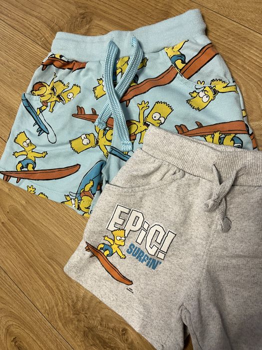 Sinsay The Simpsons 2 szt spodenek szortów chłopięcych