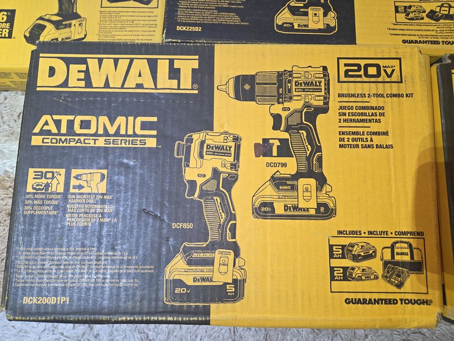 DeWALT DCK225 DCK200 DCK2100 DCD1007 DCF845 DCF840 DCF809 DCE530 DCD793 DCD794