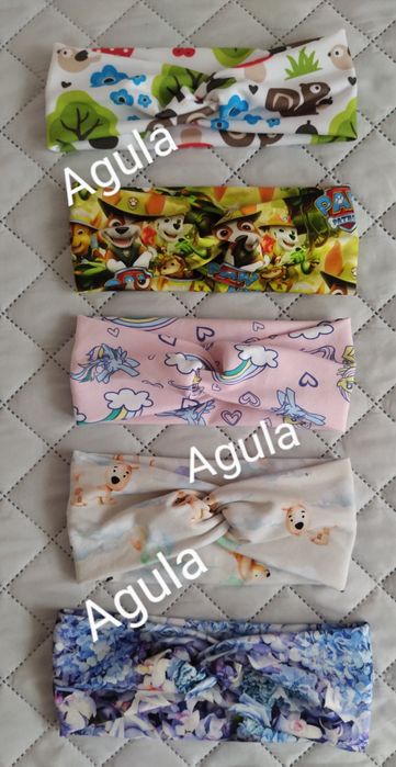 Nowa szeroka, przeplatana opaska