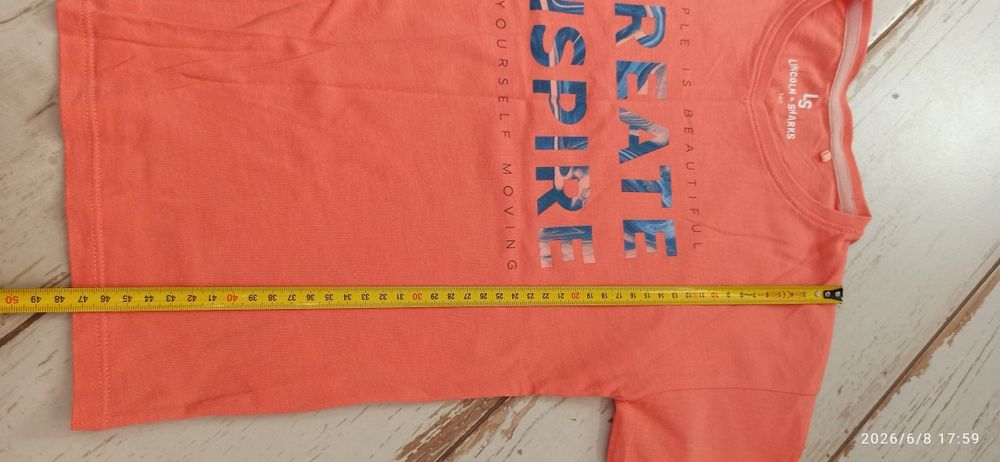 T-shirt dla dziewczynki z 5 10 15 bdb 140