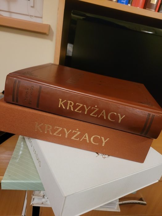 Krzyżacy ogromną książka nowa piękne wydanie PWN Dimograf