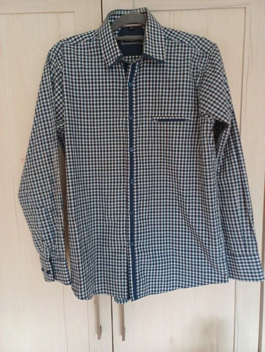 Koszula męska w kratę
