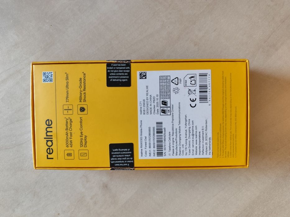 Realme C71 Nowy Rozpakowany