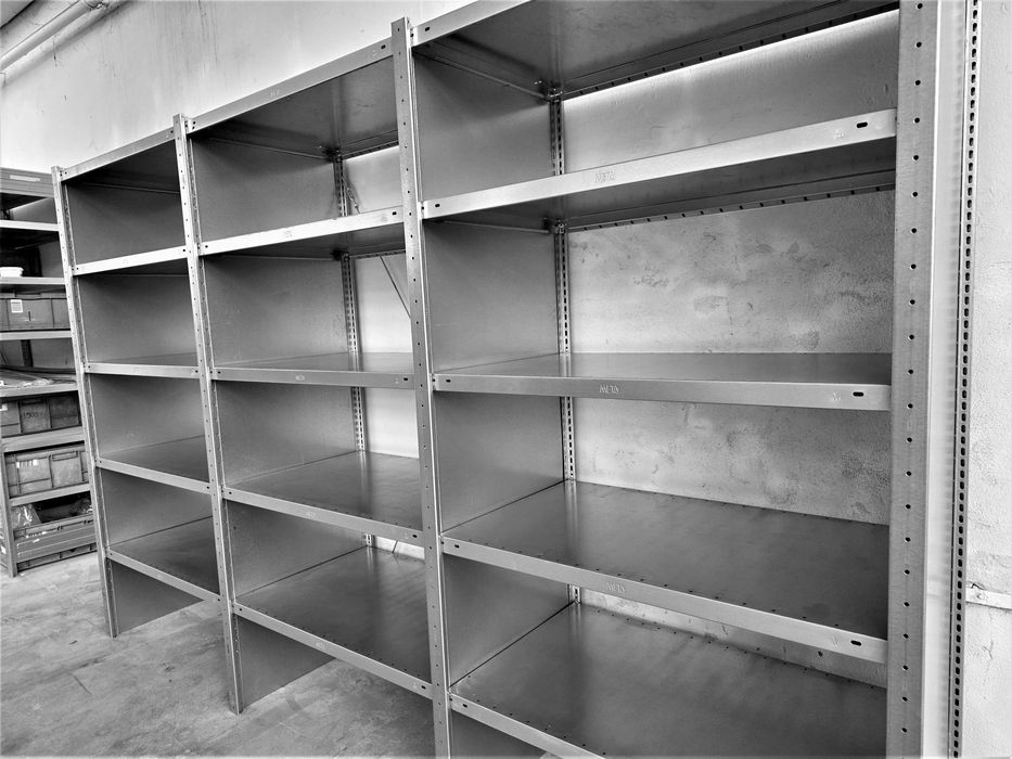 Regał Metalowy 62x200x300cm/15p Półka Magazynowy Firmowy Ocynkowany Garaż Piwnica Warsztat Magazyn