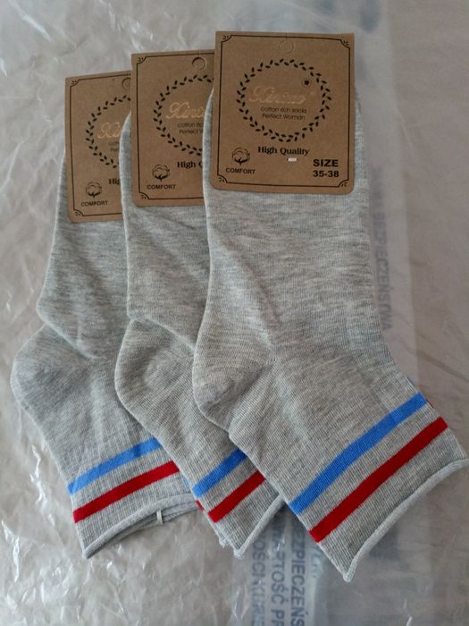 Skarpetki bezuciskowe 3 pary