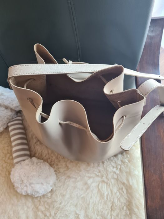 Torebka shopper Lancaster, skóra naturalna. Stan bdb!