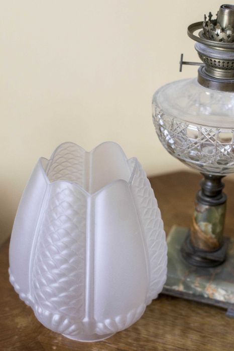 Stara lampa naftowa, sprawna, sygnowana