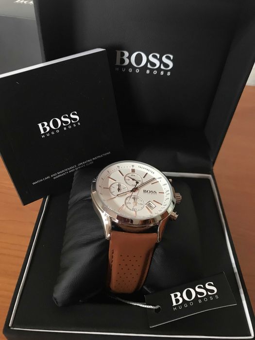 Relógio Hugo Boss Castanho & Branco