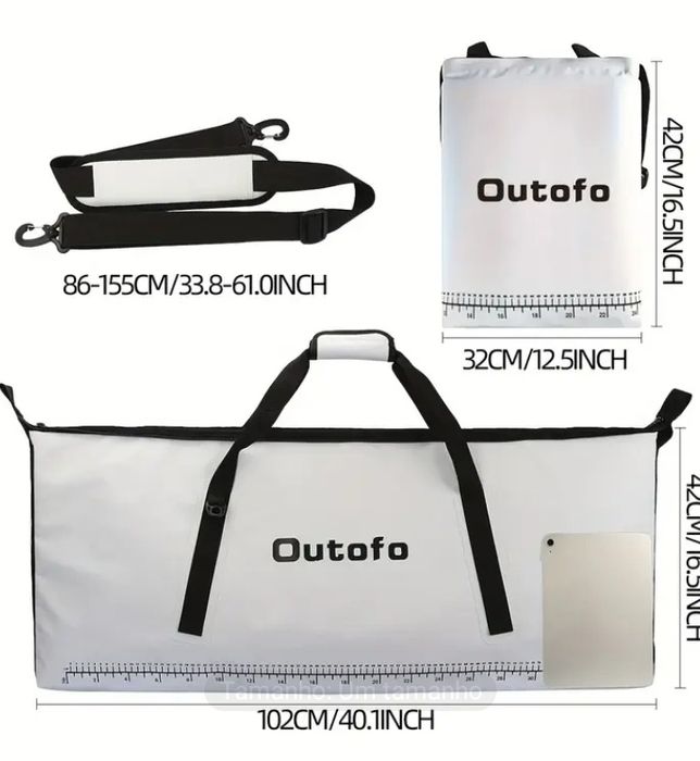 Bolsa Térmica para peixe 102x42cm