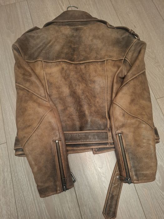 Шкіряна куртка косуха, натуральна