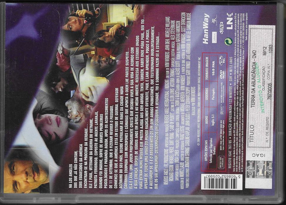 Wim Wenders. Terra da Abundância.